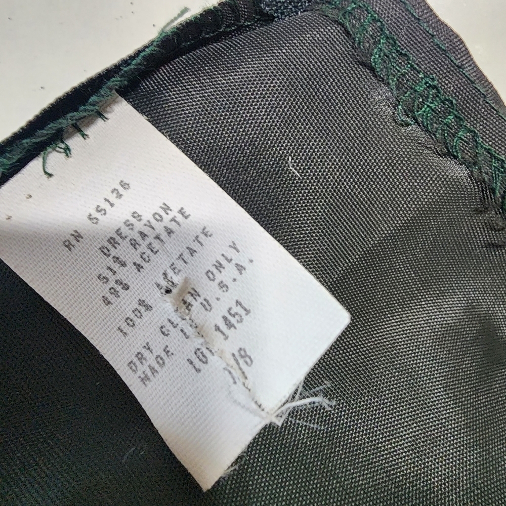 Vintage green midi dress - Picture 3 of 5